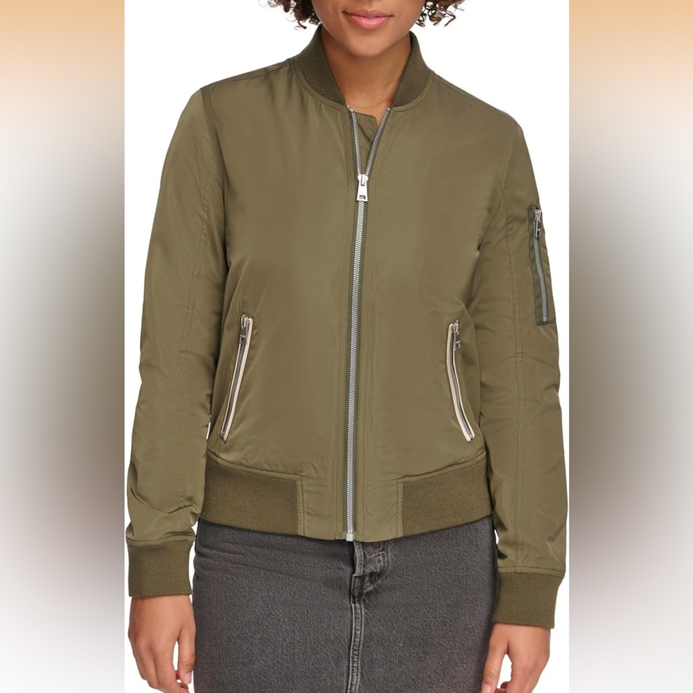 Levi's Olive Green Bomber Jacket